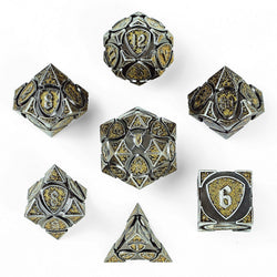 Solid Metal Fighter RPG Dice Set