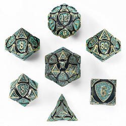 Solid Metal Fighter RPG Dice Set
