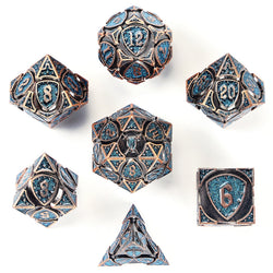 Solid Metal Fighter RPG Dice Set