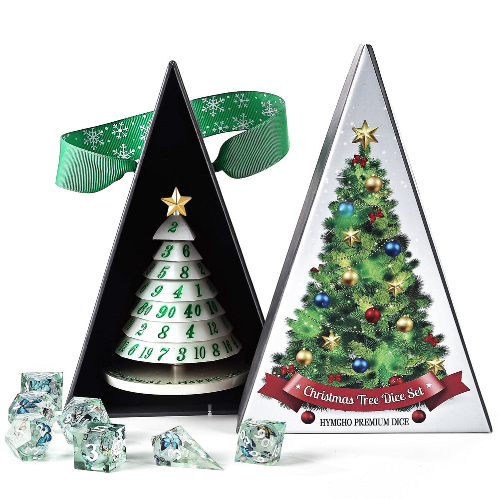 Resin Christmas Tree Dice