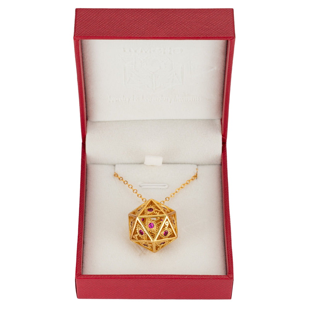 Dragon's Eye D20 Necklace