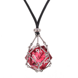 Mysticage Dice Chain Necklace with D20