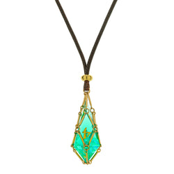 Mysticage Dice Chain Necklace with D4