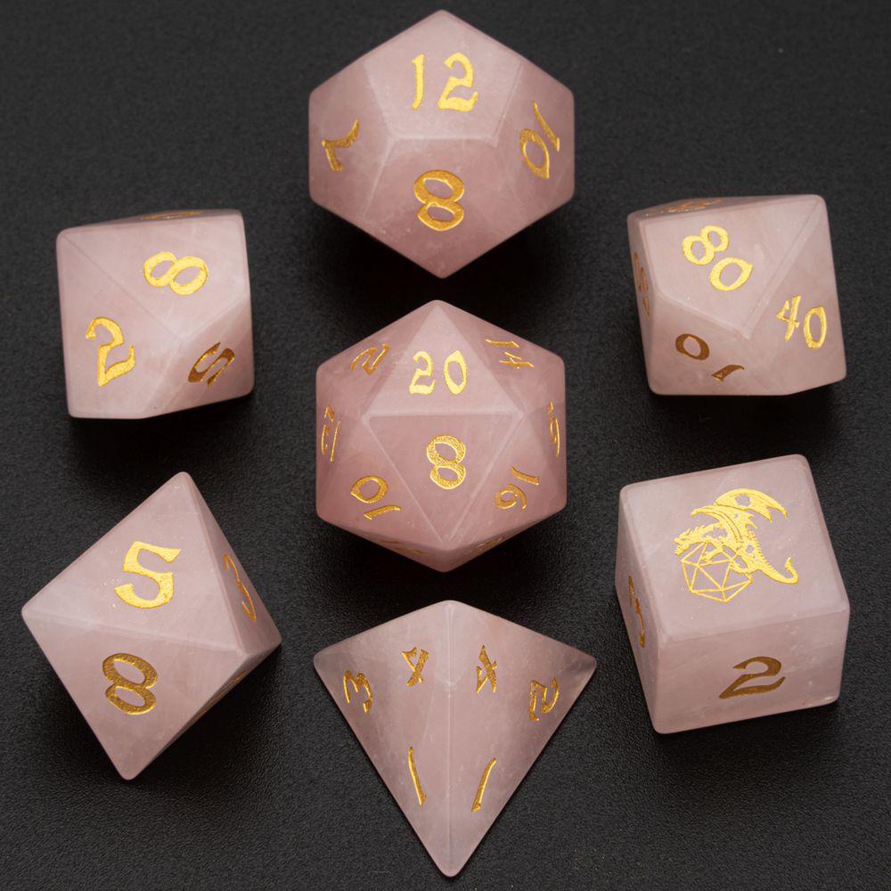 Dragon's Hoard Gemstone Polyhedral Dice Set