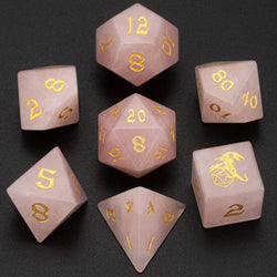 Dragon's Hoard Gemstone Polyhedral Dice Set