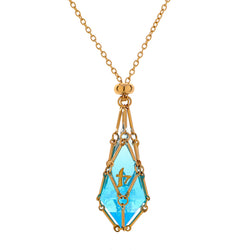 Mysticage Dice Chain Necklace with D4