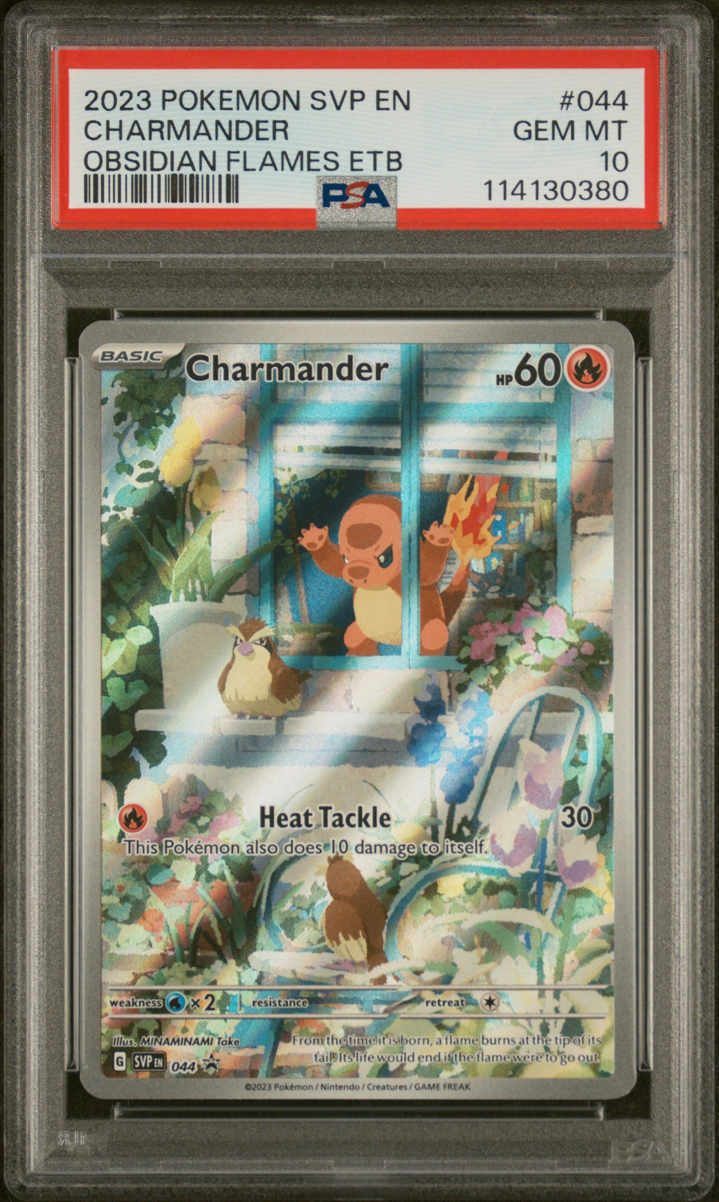 2023 Pokemon Svp En-sv Black Star Promo Charmander 044 - PSA GEM MT 10 - 114130380