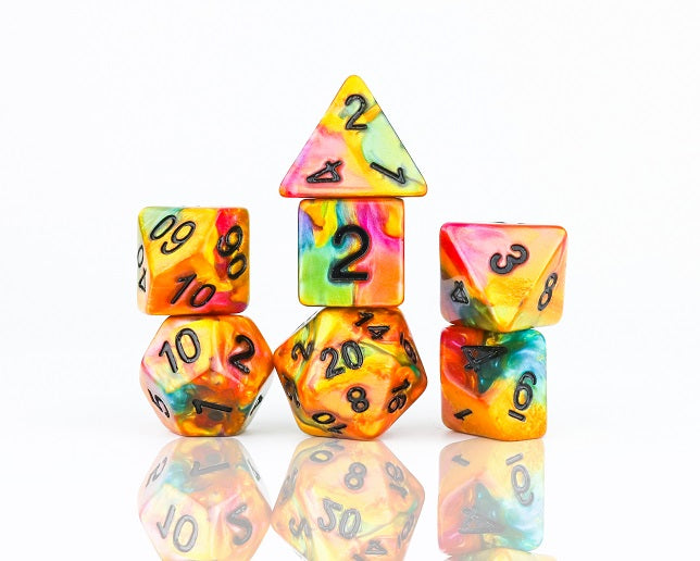 Sirius Dice 7ct Opaque Rainbow Gold