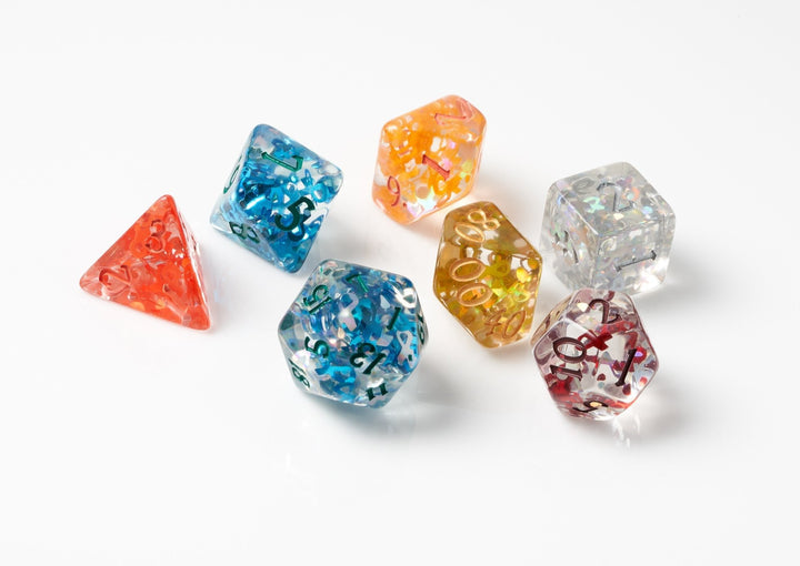 Sirius Dice 7ct Cancer Awareness Set