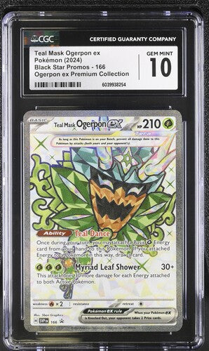 2024 Black Star Promos Teal Mask Ogerpon ex 116 - CGC GEM MINT 10 - 6039938254