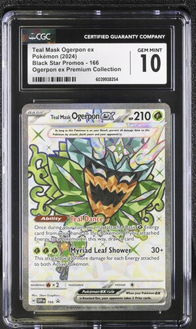 2024 Black Star Promos Teal Mask Ogerpon ex 116 - CGC GEM MINT 10 - 6039938254