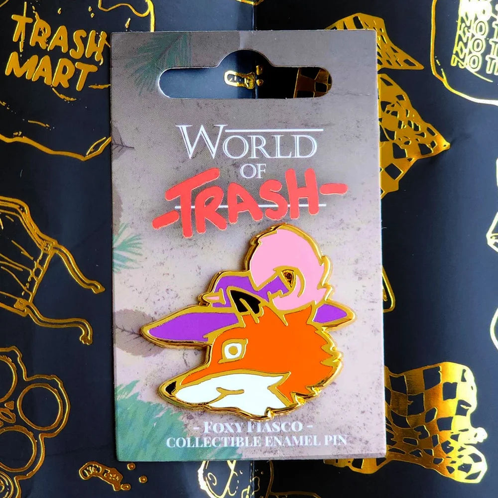 World of Trash Enamel Pin