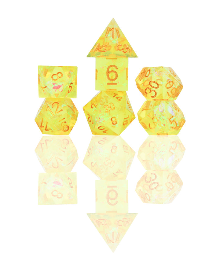 Sirius Dice 7ct Sharp Yellow Fairy