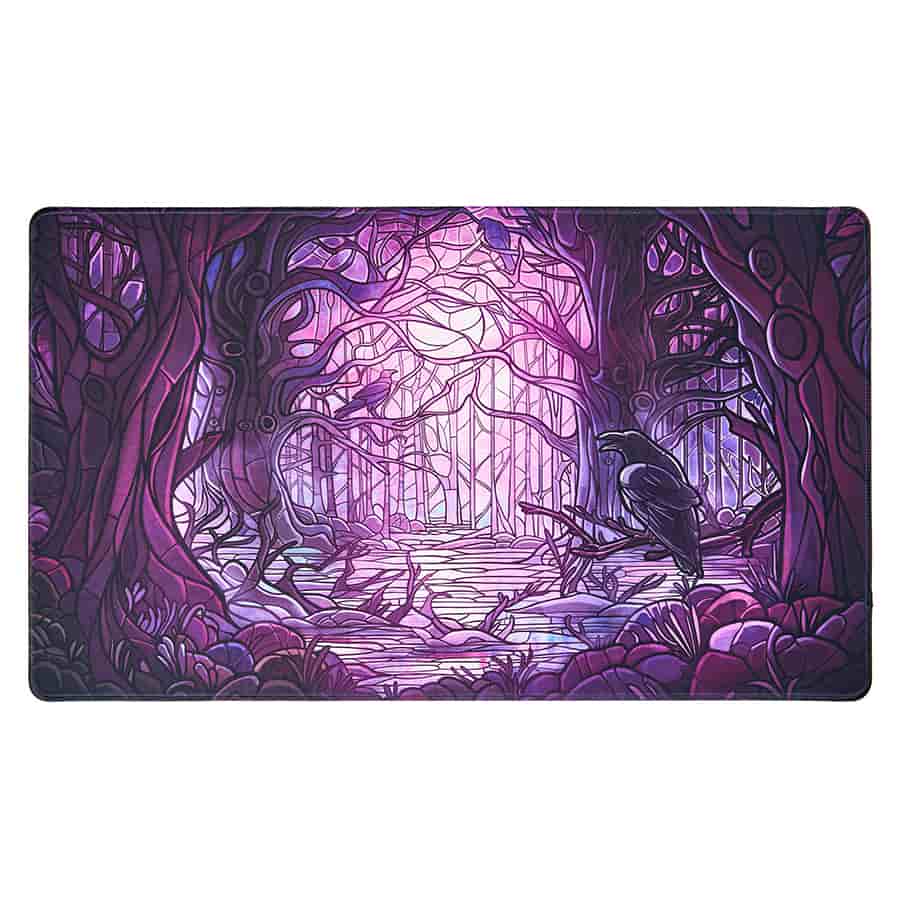Arcane Fortress - Stained Glass: Decaying Swamp Playmat