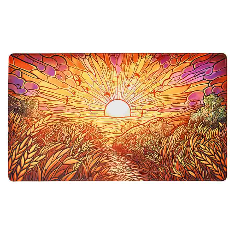 Arcane Fortress Playmat - Stained Glass: Plains