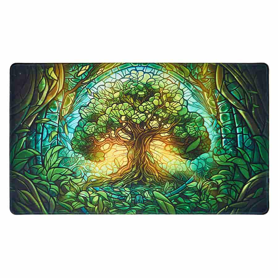 Arcane Fortress Playmat - Stained Glass: Forest