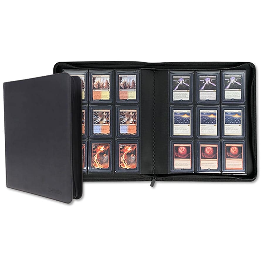 BCW: Z-Folio 9-Pocket LX Album - Toploaders - Black