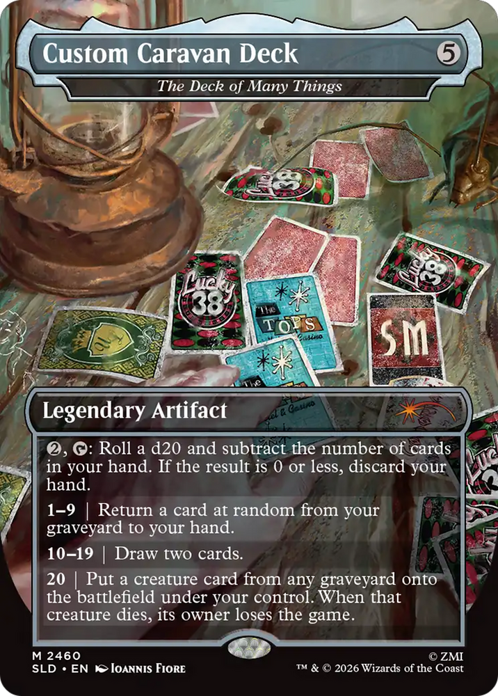 Custom Caravan Deck - The Deck of Many Things [Secret Lair Drop Series]