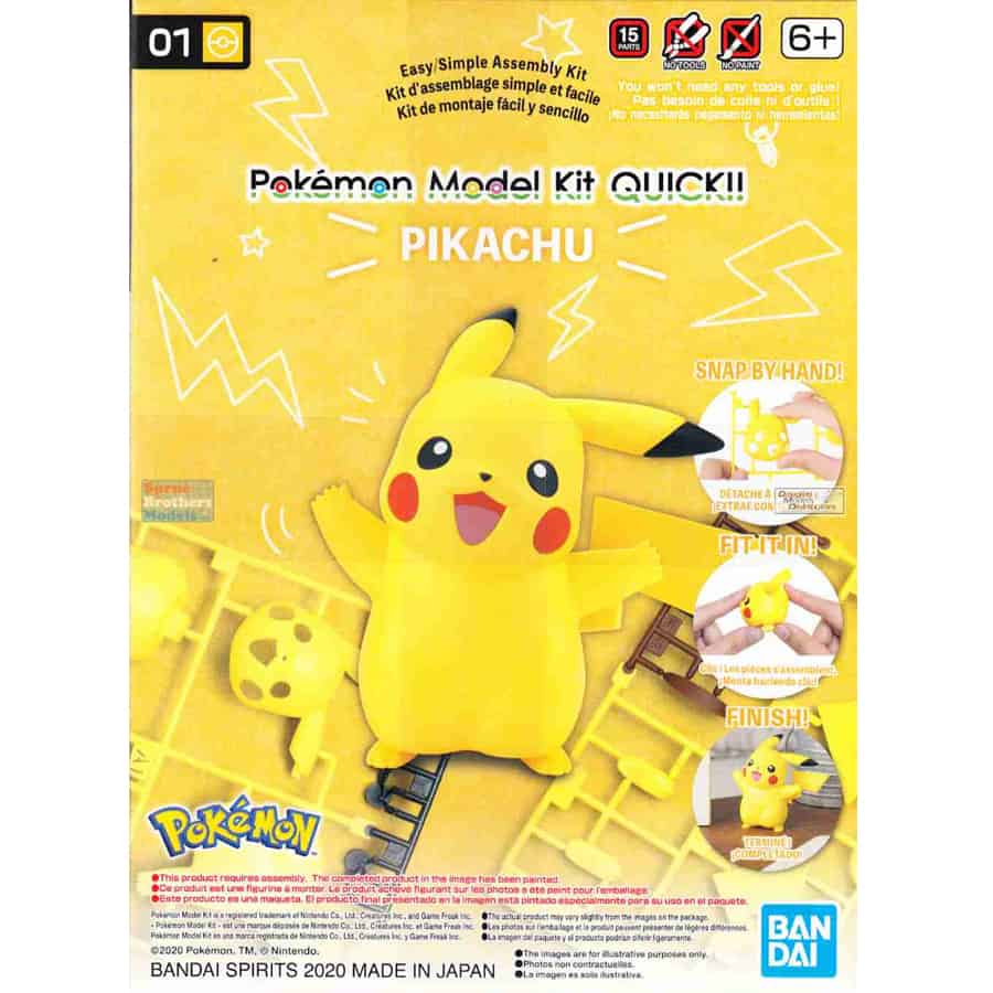 POKEMON MODEL KIT: Pikachu (Waving)