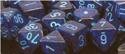 Chessex Speckled Cobalt 12mm d6 Dice Block (36 Dice)