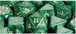 Chessex Speckled Golden Recon 12mm d6 Dice Block (36 Dice)
