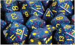 Chessex Speckled Twilight 12mm d6 Dice Block (36 Dice)