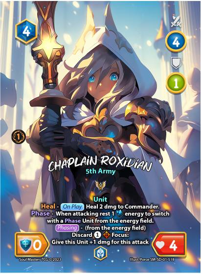 Chaplain Roxidian (518) [Athena Stormkal Starter Deck]