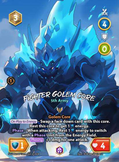 Fighter Golem Core (011) [Athena Stormkal Starter Deck]