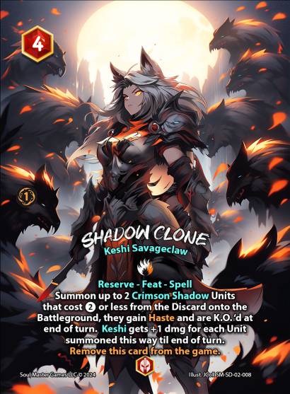 Shadow Clone (008) [Keshi Savageclaw Starter Deck]