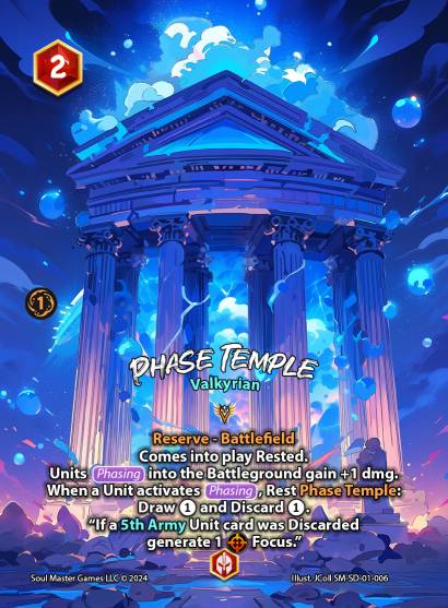 Phase Temple (006) [Athena Stormkal Starter Deck]
