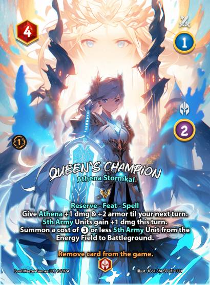 Queen's Champion (008) [Athena Stormkal Starter Deck]