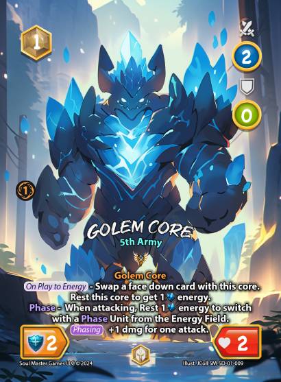 Golem Core (009) [Athena Stormkal Starter Deck]