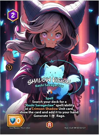 Shadow Vision (527) [Keshi Savageclaw Starter Deck]