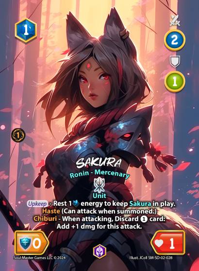 Sakura (028) [Keshi Savageclaw Starter Deck]