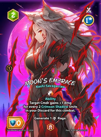 Moon's Embrace (023) [Keshi Savageclaw Starter Deck]