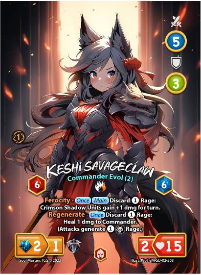 Keshi Savageclaw (Evol. 2) (503) [Keshi Savageclaw Starter Deck]