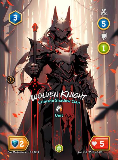 Wolven Knight (016) [Keshi Savageclaw Starter Deck]