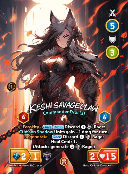 Keshi Savageclaw (Evol. 2) (003) [Keshi Savageclaw Starter Deck]