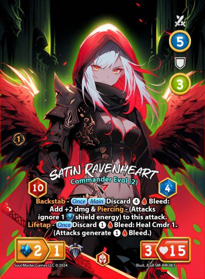 Satin Ravenheart (Evol. 2) (063) [Awakenings]