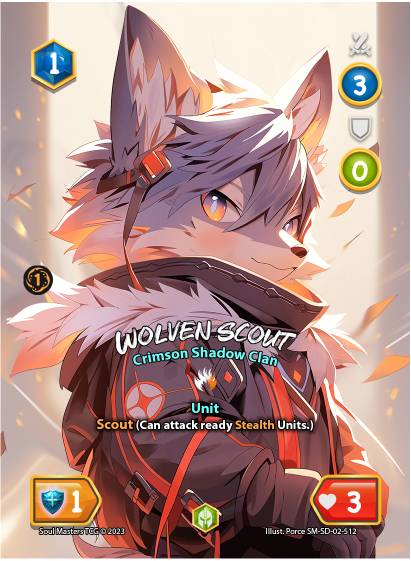 Wolven Scout (512) [Keshi Savageclaw Starter Deck]