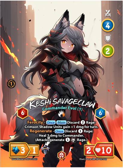 Keshi Savageclaw (Evol. 1) (502) [Keshi Savageclaw Starter Deck]