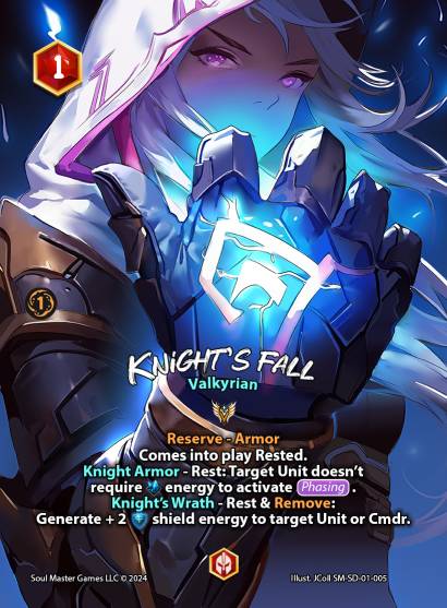Knight's Fall (005) [Athena Stormkal Starter Deck]