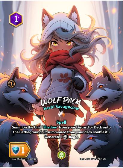 Wolf Pack (524) [Keshi Savageclaw Starter Deck]