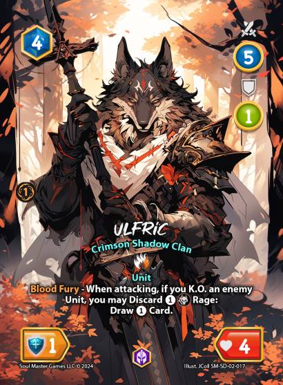 Ulfric (017) [Keshi Savageclaw Starter Deck]