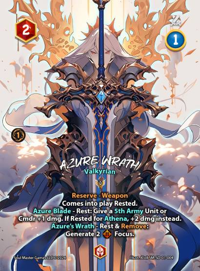Azure Wrath (004) [Athena Stormkal Starter Deck]