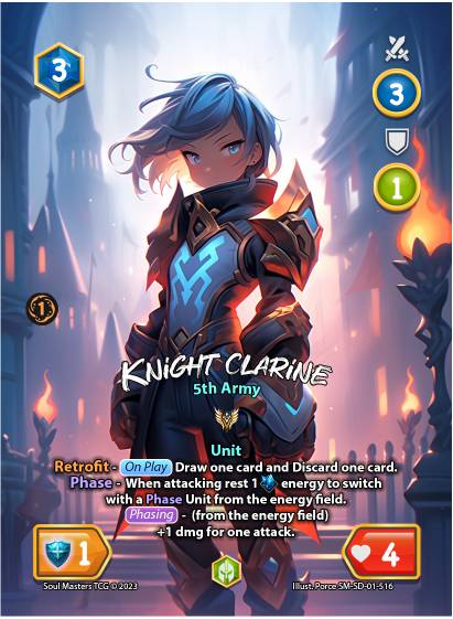 Knight Clarine (516) [Athena Stormkal Starter Deck]