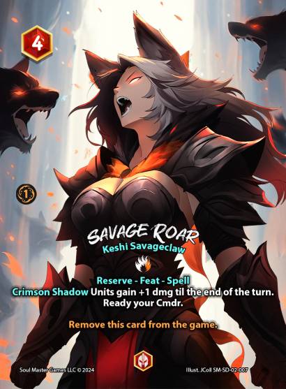 Savage Roar (007) [Keshi Savageclaw Starter Deck]
