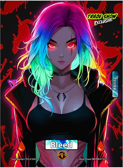 Bleed (Satin Ravenheart) - Gen Con (035) [Promotional Cards]