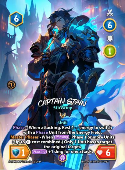 Captain Stain (020) [Athena Stormkal Starter Deck]