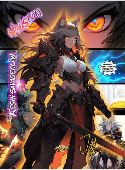 Keshi Savageclaw (Evol. 1) - Collect-A-Con Houston (051) [Promotional Cards]